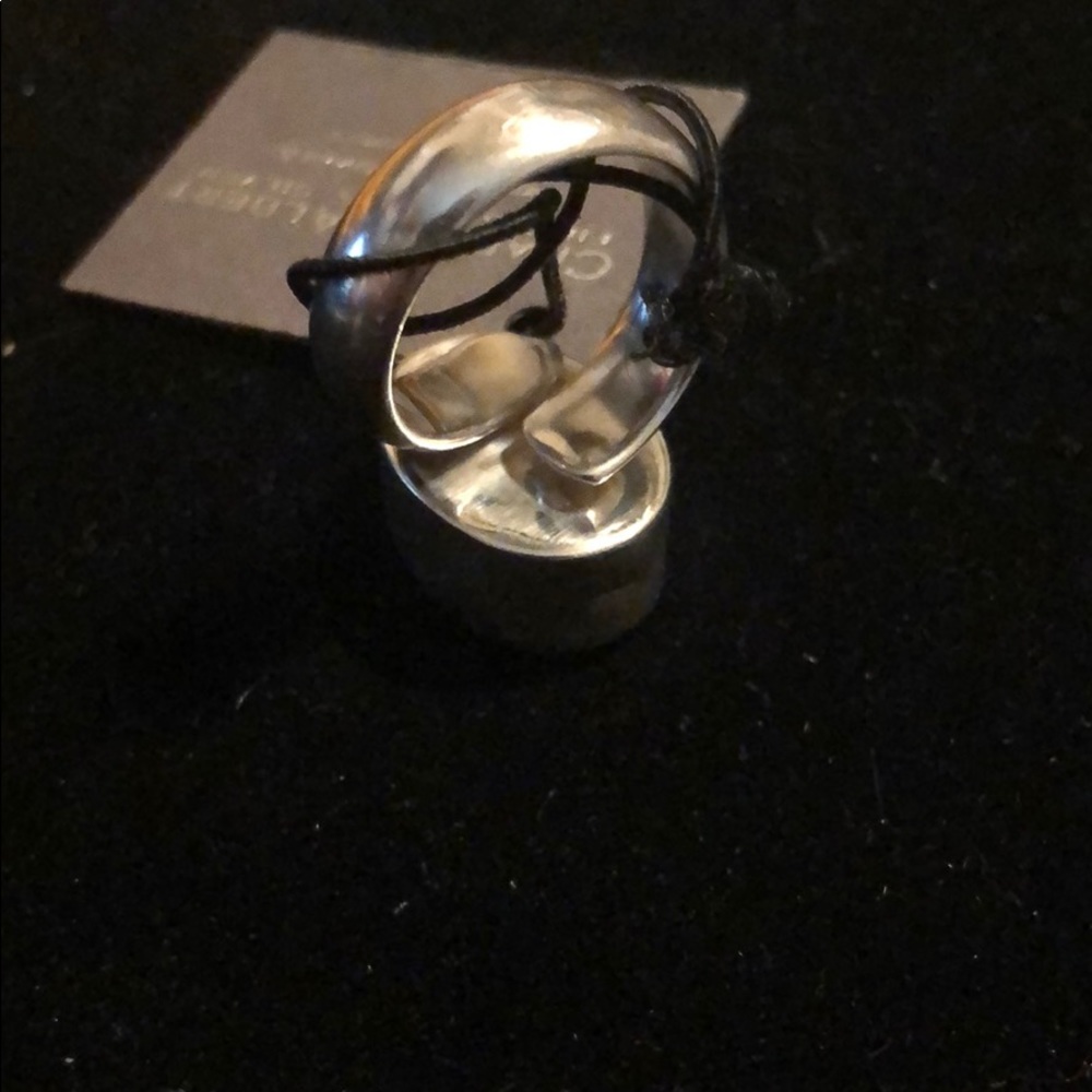 Sterling Silver Amethyst Adjustable Ring Oval - image 4